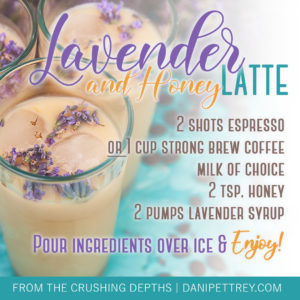 Special recipe from Dani Pettrey, author of The Crushing Depths on tour with Celebrate Lit and featured on CarpeDiem.fyi
