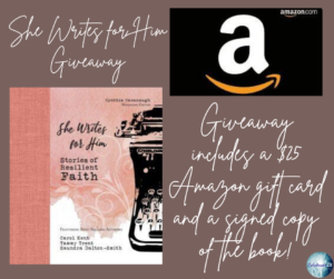 Giveaway for Cynthia Cavanaugh, managing editor of She Writes For Him on tour with Celebrate Lit and featured on CarpeDiem.fyi