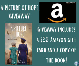 Giveaway for Liz Tolsma, author of A Picture of Hope on tour with Celebrate Lit and featured on CarpeDiem.fyi