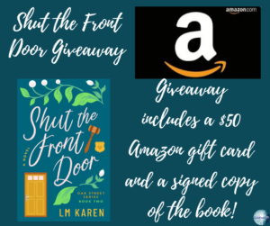 Giveaway for Shut the Front Door on tour with Celebrate Lit and featured on CarpeDiem,fyi