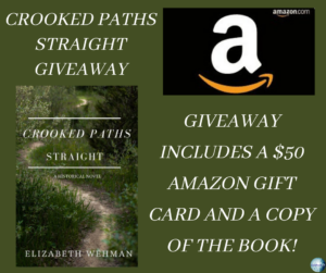Giveaway for Elizabeth Wehman, author of Crooked Paths Made Straight on tour with Celebrate Lit