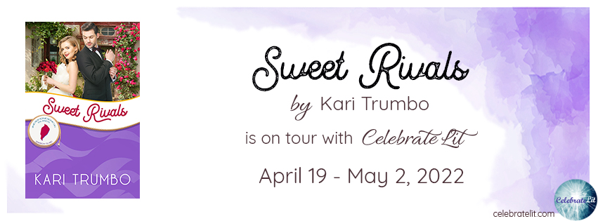Kari Trumbo, author of Sweet Rivals on tour with Celebrate Lit and featured on CarpeDiem.fyi.