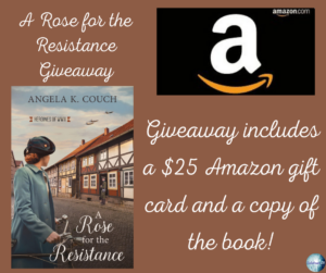 Giveaway for Angela K. Crouch, author of A Rose for the Resistance